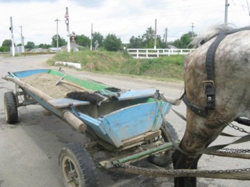 Coliziune între un autoturism şi un atelaj, pe DN 3